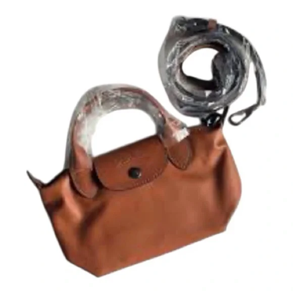 Longchamp Le Pliage Xtra Leather Top Handle Bag Cognac – Brand New with Tags - Picture 2 of 5